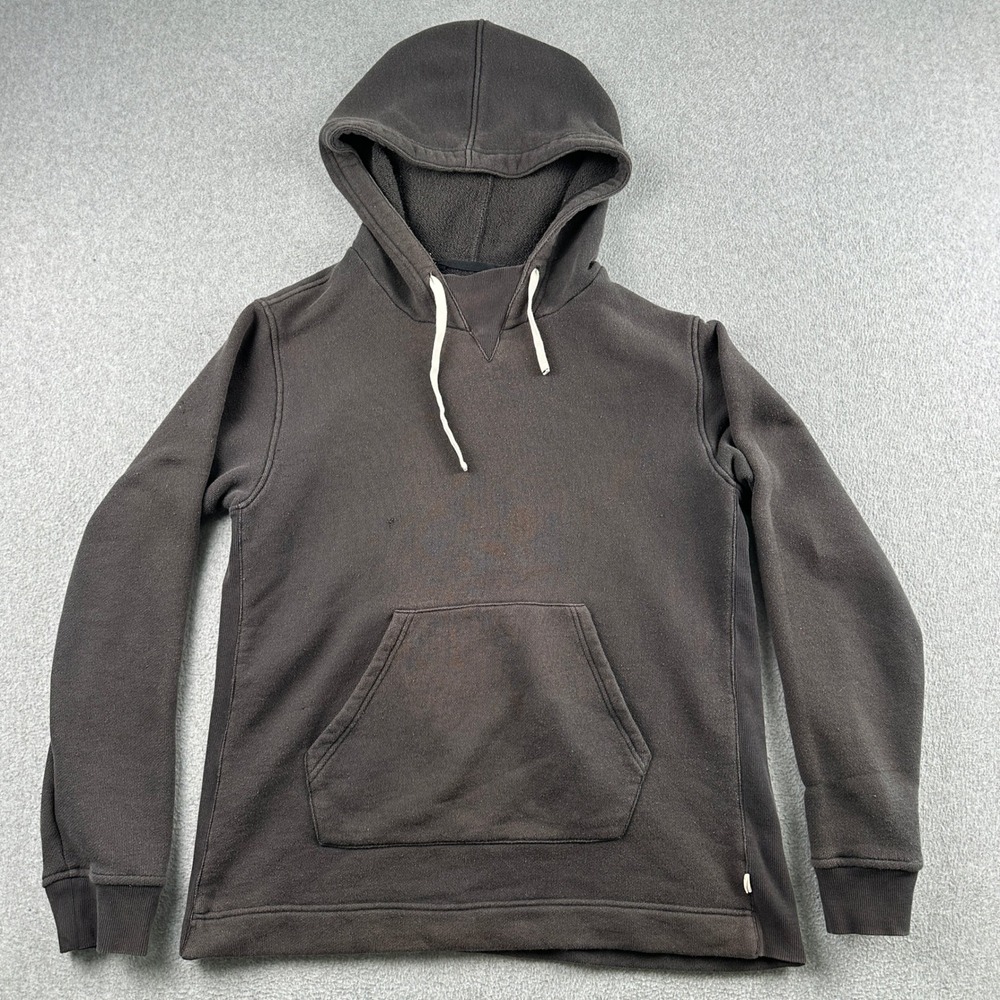 UGG Hoodie Mens M Black Pullover Sweatshirt Fleece Lined Casual Comfort